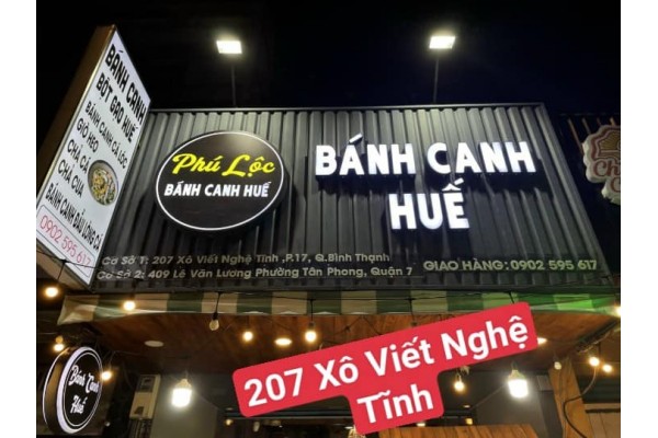 Bánh Canh Huế Phú Lộc cơ sở Xô Viết Nghệ Tĩnh